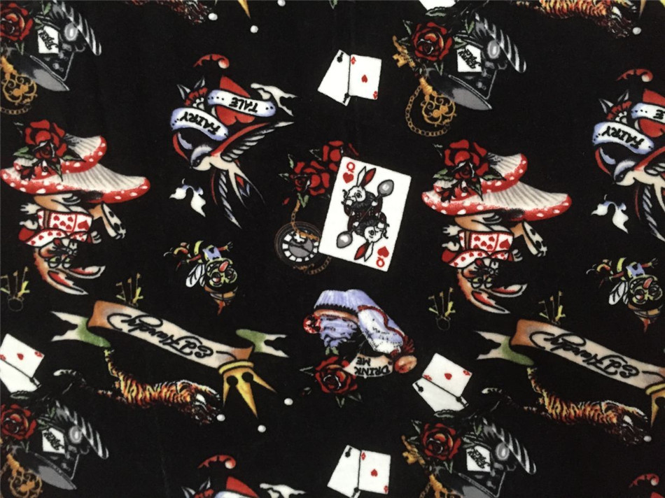 Printed Velvet
